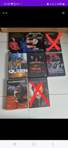 DVDs de Shows (Preços na Descrição)