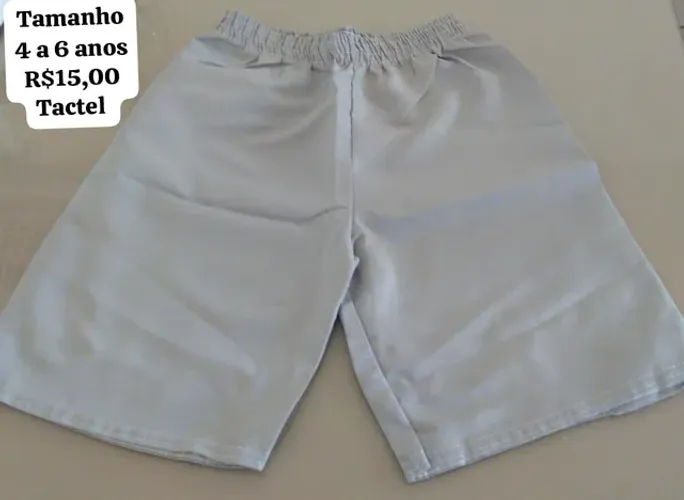 Shorts infantil Tactel