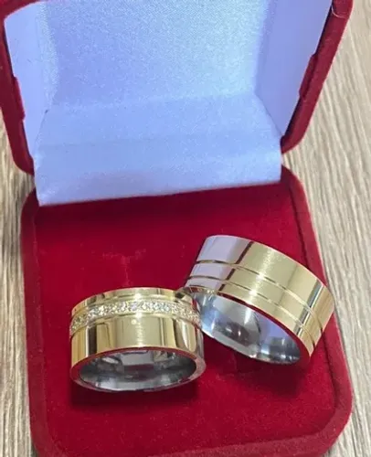 Aliança eterna para casamento em moeda Antiga