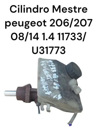 Cilindro Mestre peugeot 206/207 08/14 1.4 11733/U31773