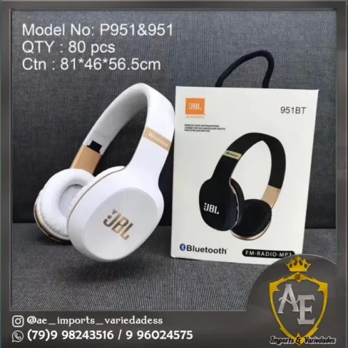 fone bluetooth jbl 951BT