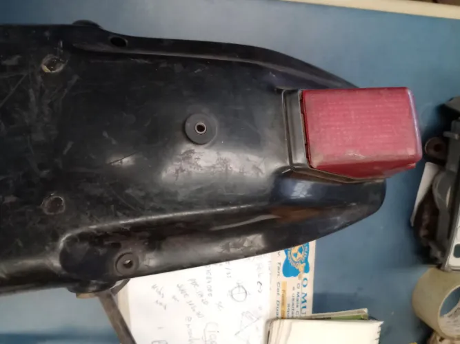 Rabeta suporte placa xr 200 Honda