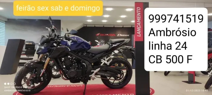 cb 500    f    2024     novinha  4,800 kms 
