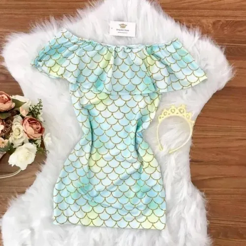 Vestido ciganinha com babado