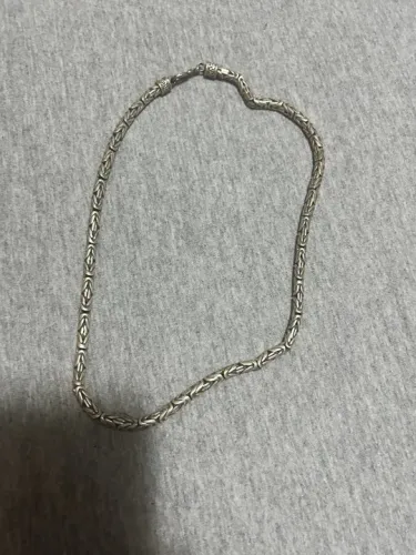 Corrente de Bali prata ponto peruano 