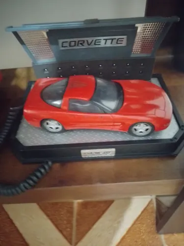 Telefone Antigo Corvette Vermelho - Colecionador