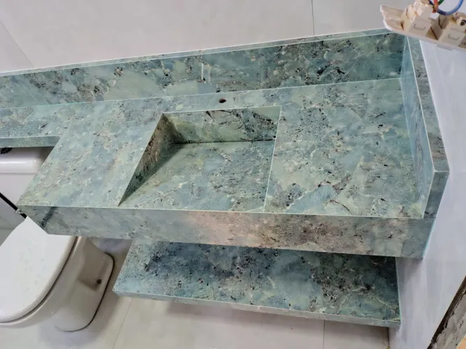 Cuba esculpida em porcelanato - Design Exclusivo