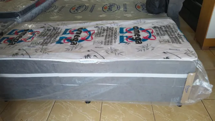 Cama box solteiro MOLAS ENSACADAS