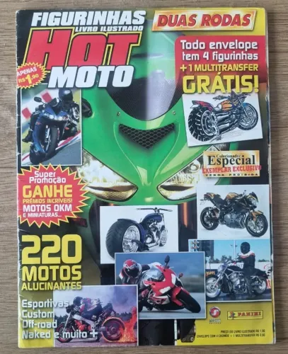 Álbum - Hot Moto - Panini - 2005 - Completo