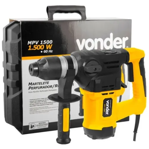 Martelete Perfurador Rompedor MPV1500 SDS Plus 1500W 5,5J - VONDER