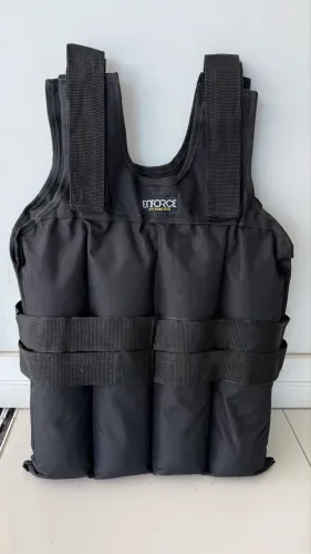 Colete Treino 20kg Enforce Fitness ajustável velcro duplo