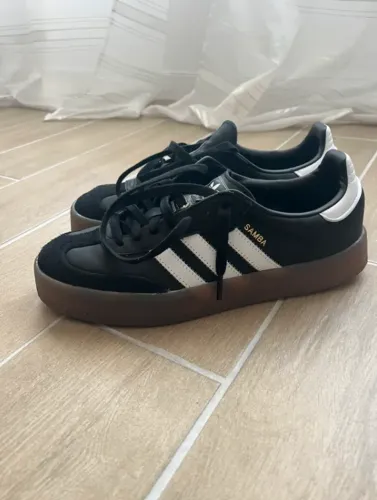 Tênis Adidas Sambae Preto Masculino 41 (Modelo mais alto e mais confortável)