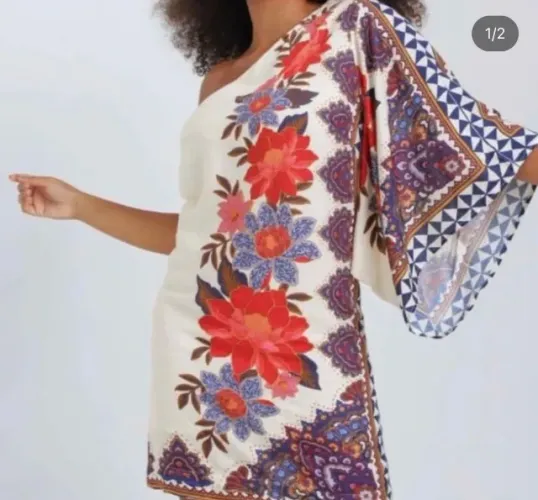 Vestido Curto Farm Lenço