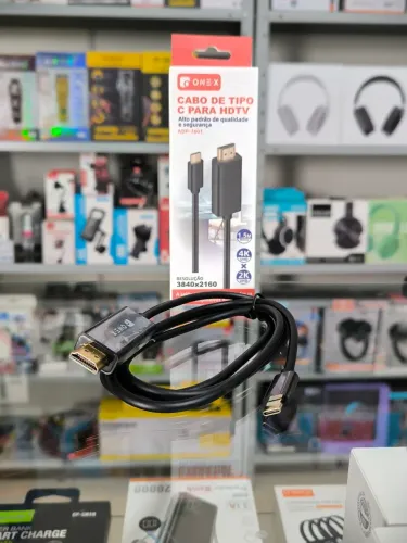 Cabo Tipo C para HDTV - Alta Qualidade 4K