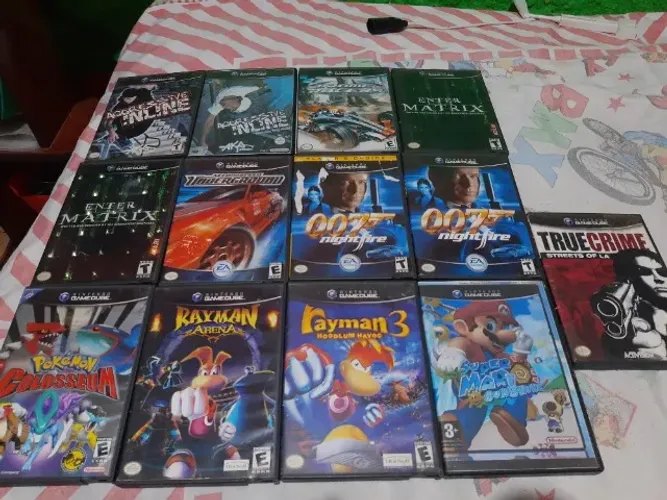 jogo de game cube por 60 ou dois por 100 lista na descrição de jogos disponível a venda