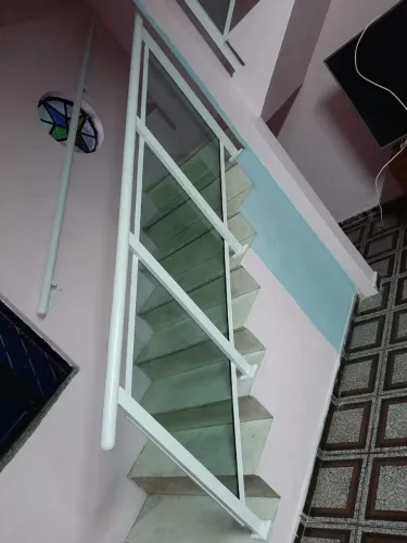 Corrimão de vidro para escada