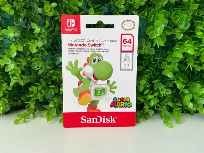 Cartão Micro SD SanDisk, Nintendo Switch 64GB - SDSQXAO-064G-GN6ZN