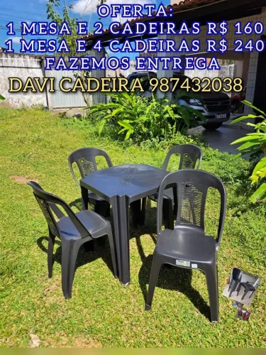 VENDE SE MESA DE PLASTICO SUE.X I.S R LMD.E U ENTREGO HOJE 