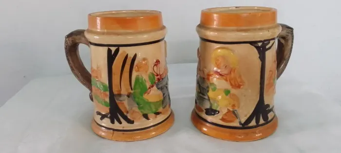Canecas de Cerâmica Decoradas para chopp ou cerveja 400 ml