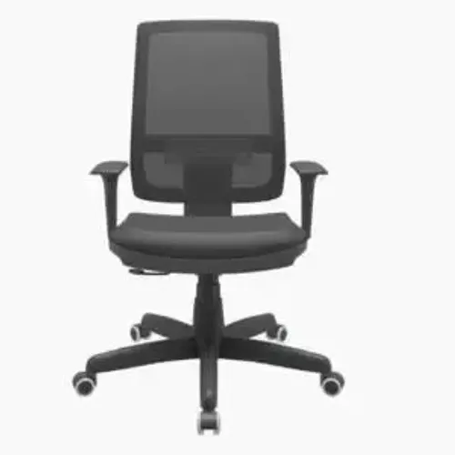 Cadeira Brizza Presidente C/ Relax C/ Base Giratória Preta