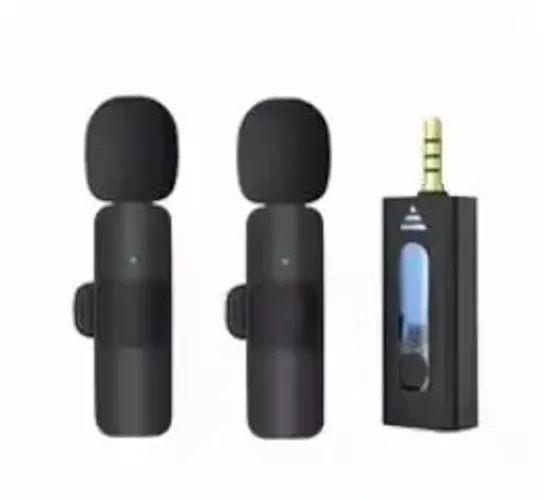 Microfone sem fio para celular e câmera - Novo