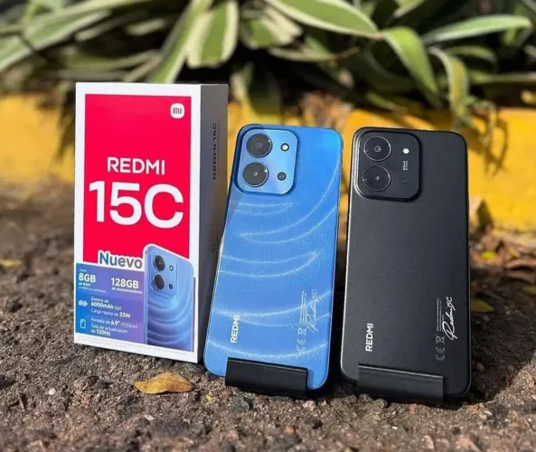 Telefone Xiaomi, Lançamento - 15C - Preto - Azul - 256Gb/8Ram