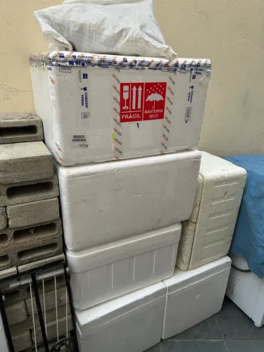Caixa térmica isopor Novo