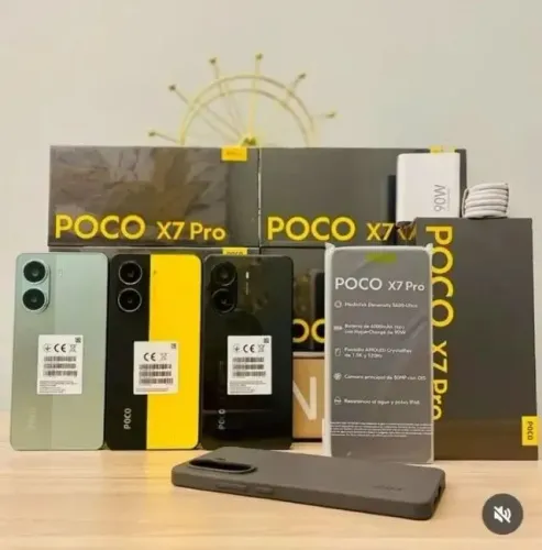 Smartphone Celular Xiaomi POCO X7 Pro 12ram + 512GB 5G Lançamento Lacrado Capa Pelicula