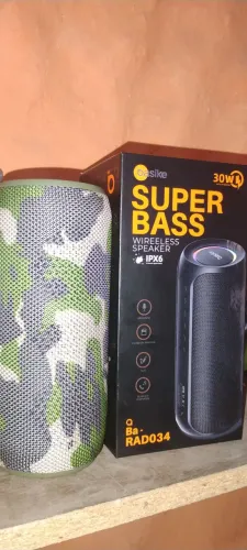 Caixa de Som Bluetooth Basike Super Bass RAD-034