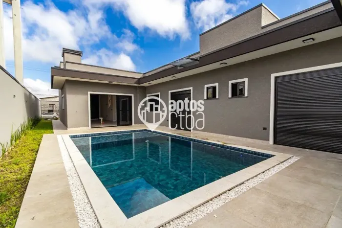 Casa alto padrão com piscina, 03 suítes, 04 vagas - Centro, Piraquara/PR