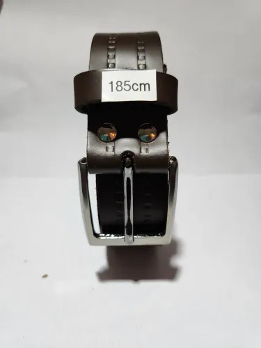 Cinto de couro marrom 185cm