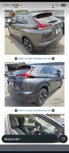 Sucata Mitsubishi Eclipse Cross 2023