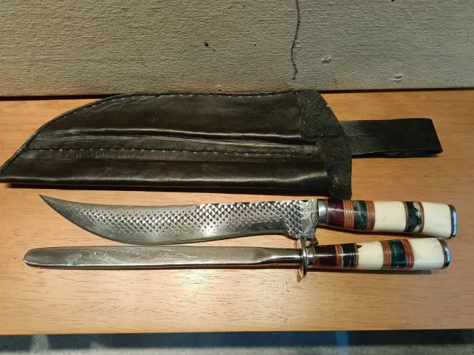 Faca artesanal lâmina de grosa 