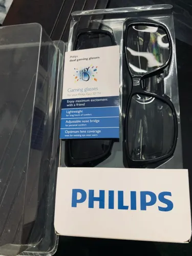 Óculos grandes Philips · Philips 3D filme