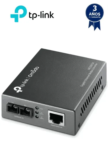 Conversor de mídia TP-Link MC200CM 3 Portas Gigabit