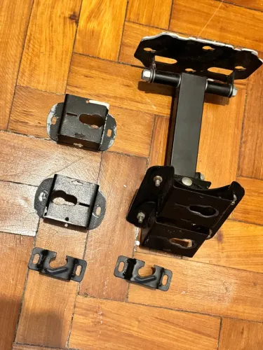 Kit com 02 suporte de tv articulado