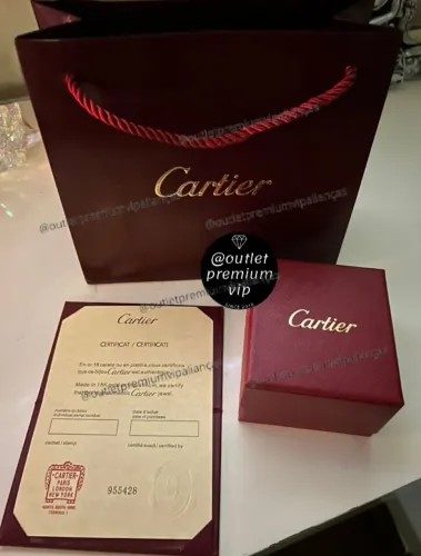 Caixa de anel cartier original 