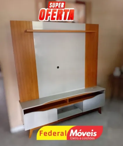 Painel com Rack - Novo e Pronto para Transformar sua Sala!