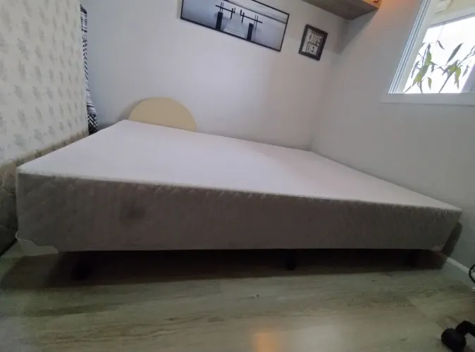 Conjunto cama, box e colchão 