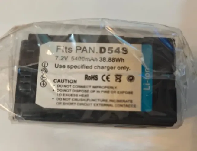 Bateria Cga-d54s / Cgr-d54s Recarregável 7.2 V / 5400 Mah