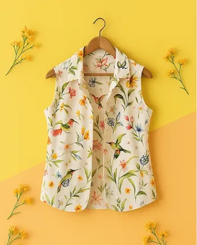 Colete Feminino Floral