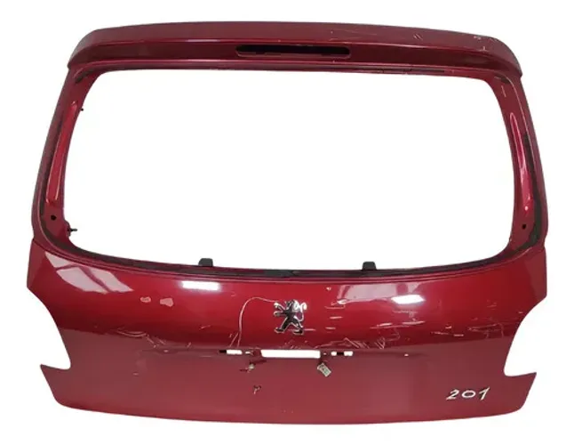 Tampa Traseira Peugeot 206 207 Vermelha 1998 2012 20