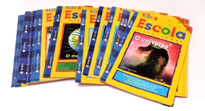 Revista Gênios Escola Ilustrada (fascículo) - Lote 25 Unidades (Usado)
