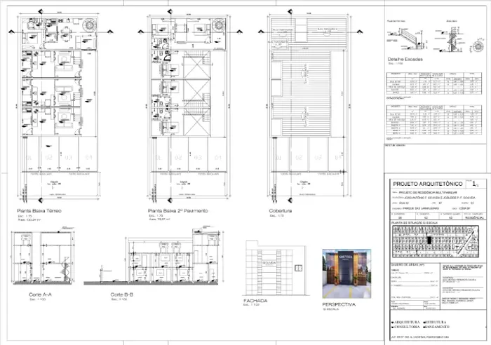 Projetos Arquitetônicos e Estruturais em Concreto em Autocad