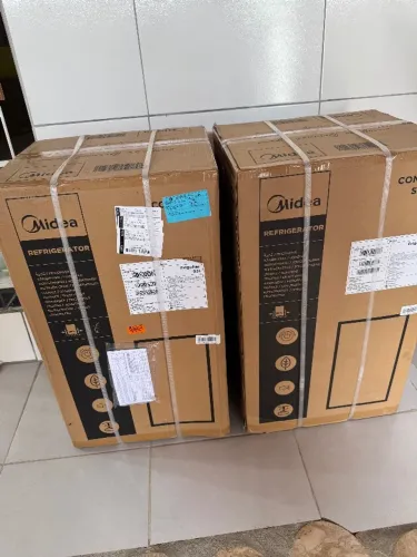 Frigobar Midea Lacrado Na Cor Black | Nota Fiscal e Garantia 