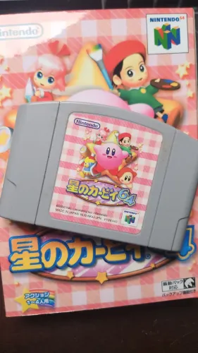 Jogo Kirby 64 original Japonês (caixa repro) Nintendo 64