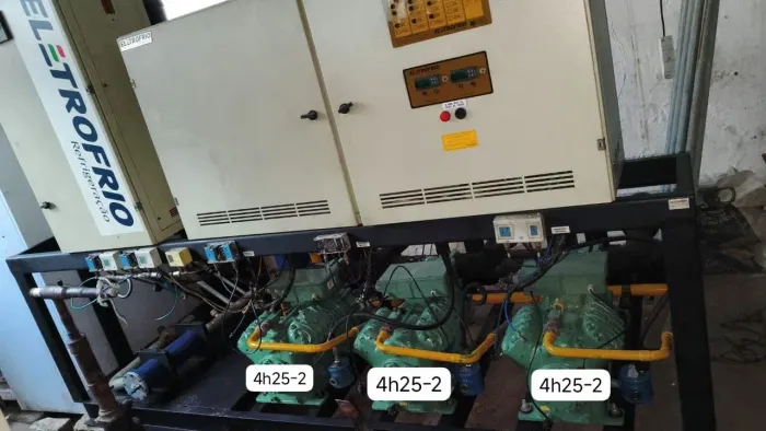 Rack de Refrigeração Bitzer 3x 4H25-2 para Resfriados e Congelados