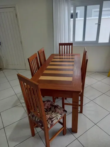 Mesa angelim c/cadeiras