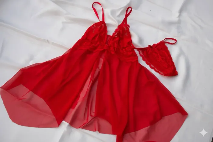 Lingerie vermelha