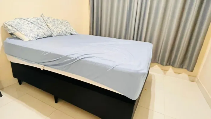 Cama Box Casal Ortobom + Cama Box Solteiro com Auxiliar 